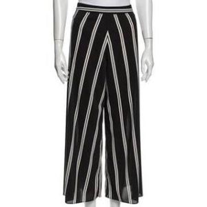 Alice + Olivia High Waisted Wide Leg Striped Pant
